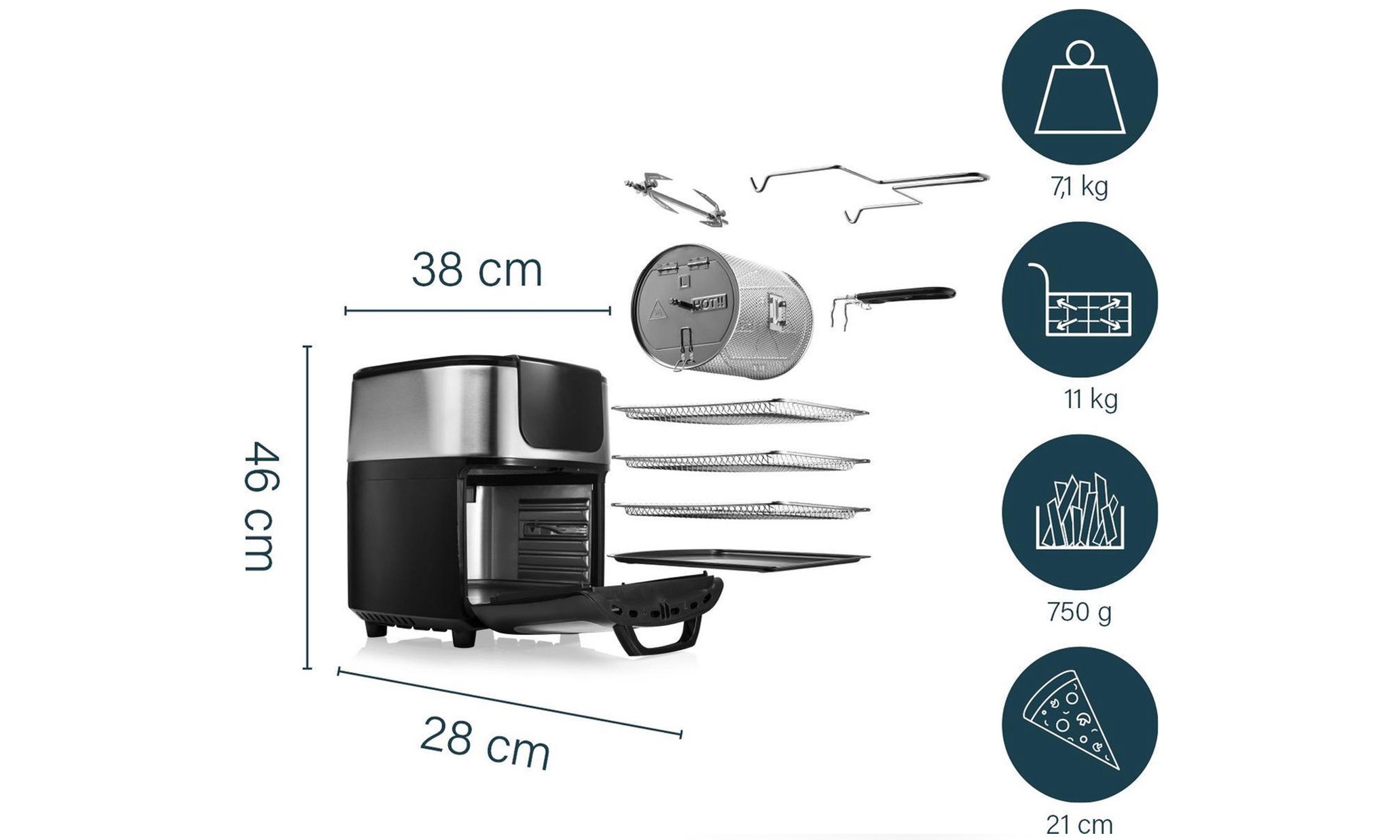 Princess Airfryer Oven DeLuxe